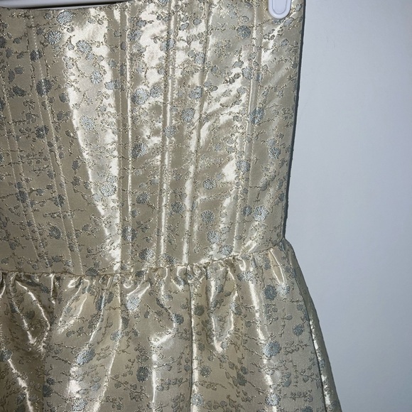 V. Chapman Virginia Tiered Strapless Corset Midi Dress bridal size 4 - Picture 6 of 16